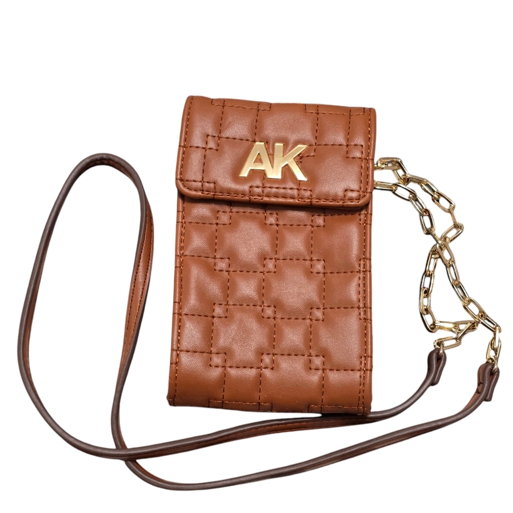 ANNE KLEIN AK Flap Phone Crossbody Purse / Bag